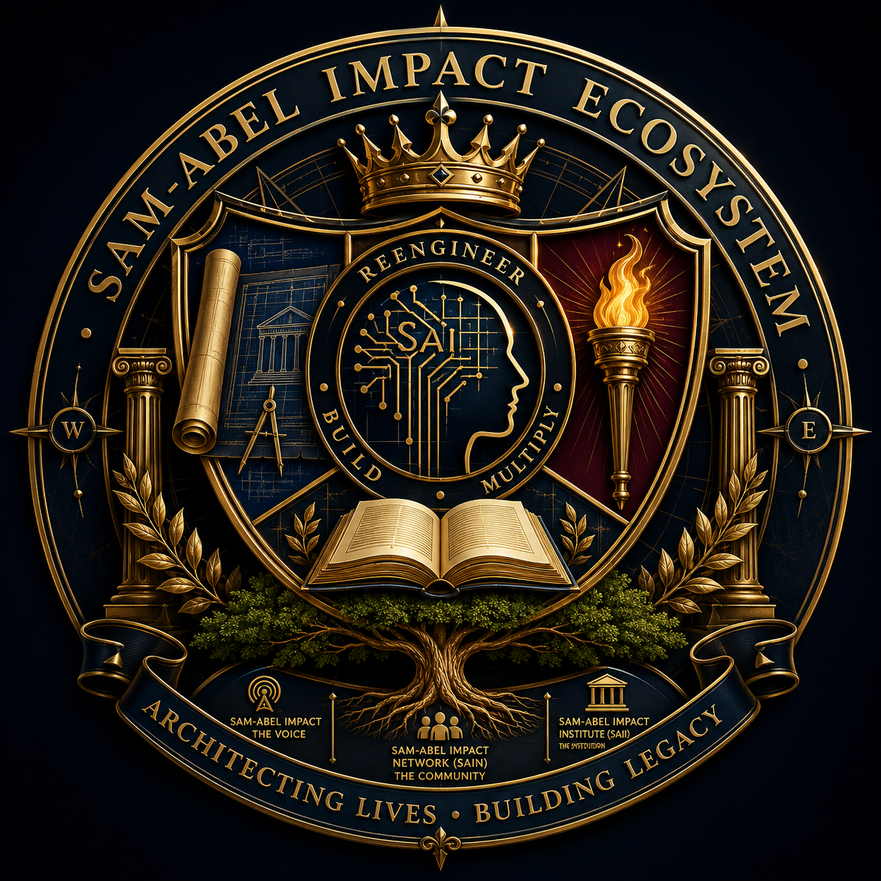 Sam-Abel Impact Ecosystem crest